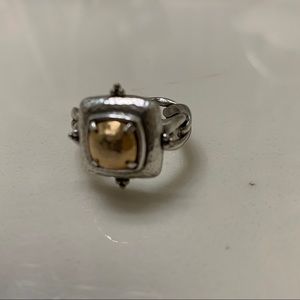 Brighton Your True Collection Ring two tone 8 1/2